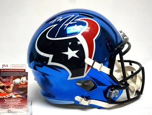 DeAndre Hopkins Signed Houston Texans Chrome Full Size Helmet JSA WPP143683 Rep - Picture 1 of 5