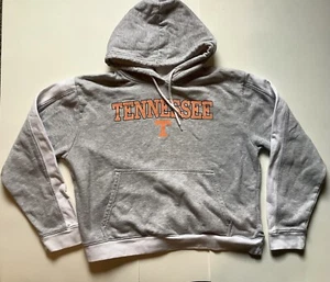 Tennessee Volunteers Sweatshirt Women's Large Gray Champion Football Hoodie - Picture 1 of 7