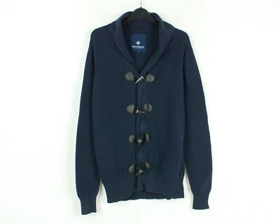 MCNEAL Hombres M Algodón Jersey Cárdigan Suéter Punto Cuello Conmutador Alto - Imagen 1 de 4
