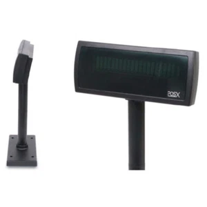 Pantalla poste cliente POS-X XP8200U - USB, 2x20 VFD, soporte ajustable - Imagen 1 de 3