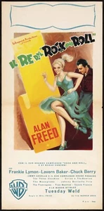 THE KING OF ROCK AND ROLL MOVIE POSTER 1956 ROCK ROCK ROCK RARE PLAYBILL POSTER - Picture 1 of 1