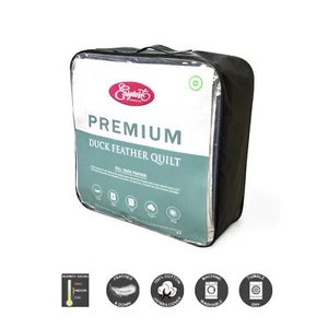Edredón lavable de pluma de pato blanco de 300 gmm de EasyRest - Imagen 1 de 2