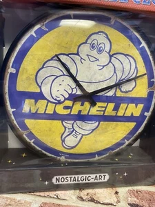 Michelin Wall Clock, ideal for home, workshop, mancave etc 31cm dia. - Picture 1 of 6