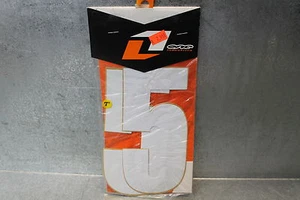 Nuevo paquete de calcomanías número One Industries precorte #5" blanco WHT (3) - Imagen 1 de 1