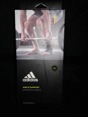 NUEVO EN CAJA Adidas Performance XL Compresión Soporte al Tobillo Soporte/Manga Negro Unisex Foto 1 de 4
