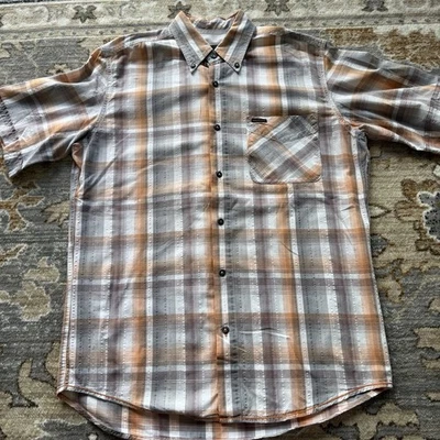 Vintage Marlboro Classics Plaid Short Sleeve Button Shirt Sz Small Western 90s - Image 1 of 4