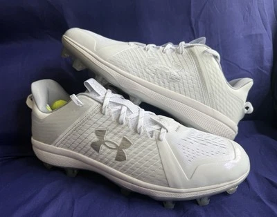 Мужские бейсбольные бутсы Under Armour Yard Low MT TPU размер 15 белые 3025591-100 - Изображение 1 из 4