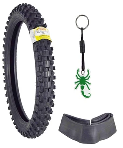 Neumático delantero moto Pirelli Scorpion Extra X 80/100-21 con tubo y llavero - Imagen 1 de 6