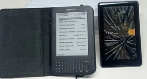 Amazon Kindle Keyboard 3rd Gen. & Amazon Kindle Fire 1st Gen. Wi-Fi Only - Picture 1 of 7