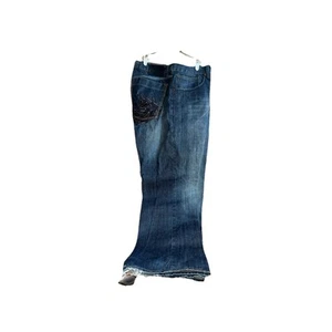 Jeans De Colección Y2K Artful Dodger Negros Sueltos Hip Hop Grunge Gótico Cyber Bling Para Hombres 42 - Imagen 1 de 16