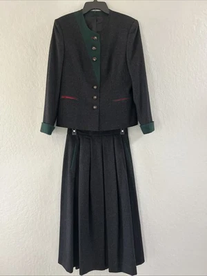 Traje Falda Lodenfrey Talla 38 Vintage Foto 1 de 4