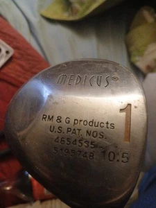 MEDICUS Single Hinge 10.5* DRIVER Right Handed Steel Dynamic Training Club Aid - Picture 1 of 4