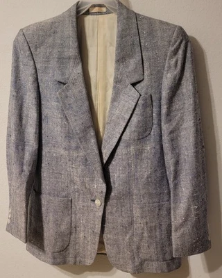 Chaqueta Blazer Norm Thompson Gris Mujer Talla Lg (?) Carrera Usa Portland  Foto 1 de 4
