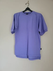 Men's Medium T-shirt Purple Cross Creek Tall High Low Style Vintage 100% Cotton - Picture 1 of 8