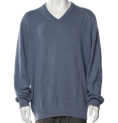 Brunello Cucinelli Sweater 58IT XXL Light Blue Long Sleeve Cotton EUC - Image 1 of 4
