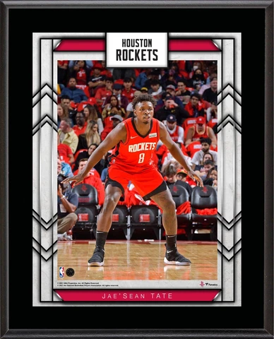 Jae'Sean Tate Houston Rockets 10.5" x 13" Sublimated Player Plaque Cover