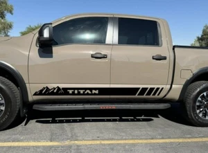 Nissan Titan Rocker Vinyl Stripes Graphics Decals 2010 - 2025 - Picture 1 of 1
