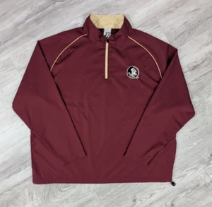 Russell Florida State FSU Seminoles Pullover XL 1/4 Zip Windbreaker - Picture 1 of 10