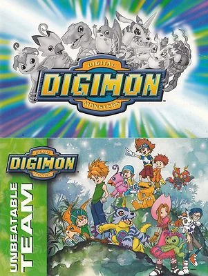 JUEGO DE TARJETAS FOTOGRÁFICAS DIGIMON TARJETAS FOTOGRÁFICAS 2000 PANINI BASE PARCIAL 67/72 AN Foto 1 de 4