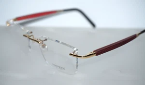 NEW AUTHENTIC GOLD  & WOOD RIO 03 03   EYEGLASSES FRAME - Picture 1 of 6