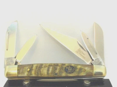 RARE Kentucky 5-Blade Congress Pocket Knife Genuine Ram's Horn Handles, 3-1/2" - Image 1 of 4
