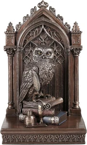 Escultura Animal Veronese 9 5/8" Gran Búho de la Sabiduría Libro Control Harry Potter - Imagen 1 de 7