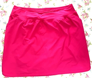 Lands'End sportlicher Rock Scort Golf Tennis Pickleball Wandern Gr. 16W fuchsia neu ohne Etikett - Bild 1 von 5