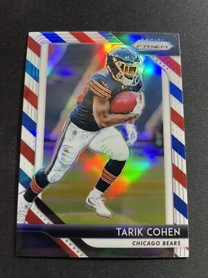 2018 Panini Prizm Red White Blue #165 Tarik Cohen Chicago Bears - Image 1 of 2