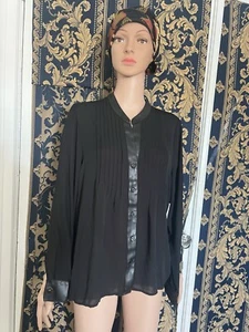 Ellen Trace Long Sleeve Top Size Large - Picture 1 of 8