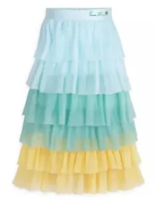 Falda en capas de princesa Tiana Tule de los parques de Disney por Color Me Courtney talla 1X - Imagen 1 de 5