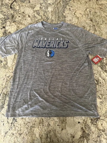 Men’s Dallas Mavericks Heathered Gray T-Shirt Size Xtra Large Cover