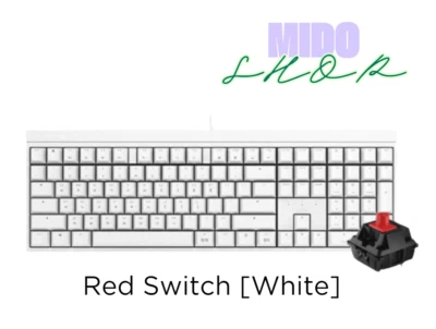 CHERRY MX BOARD 2.0S Gaming Mechanical Keyboard, Red Switch [White] - Image 1 of 3