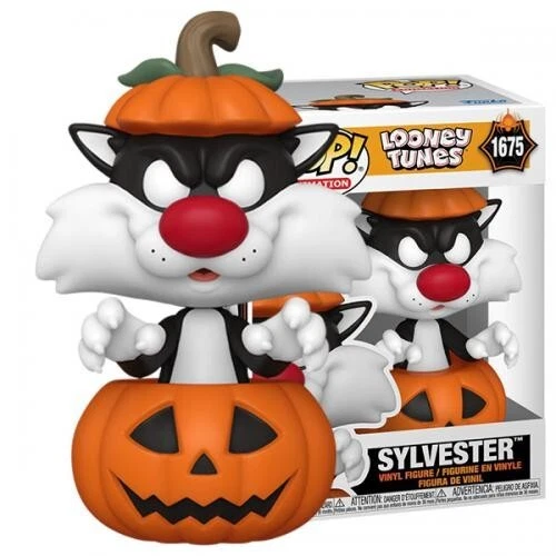 Funko POP! Looney Tunes: Sylvester w/Pumpkin (1675) - Imagen 1 de 1