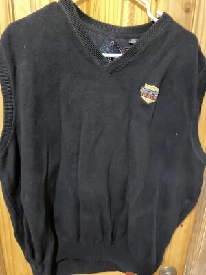Chaleco suéter de golf gris Norman Garcia Vega negro. Talla XL.  Foto 1 de 4