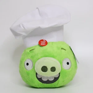 NWT Angry Birds Chef Pig Accessorized Plush | 6" 2018 Salo Toys CWT Collection - Picture 1 of 11