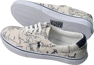Polo Ralph Lauren Keaton-Pony Sneakers / Shoes - NEW Mens 9.5 - #46895-OF - Picture 1 of 5