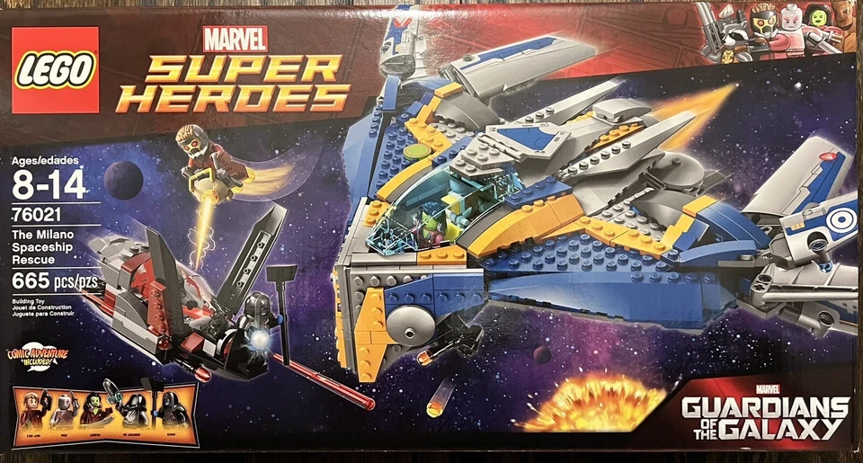 LEGO MARVEL Guardians Milano Spaceship Rescue 76021 100% COMPLETE w/Box/Manual - Image 1 of 1