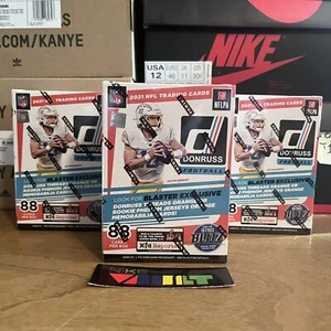 Fanatics 2021 Panini Donruss NFL Football Blaster Box Lot of 5- 88 Card - SEALED - Picture 1 of 2