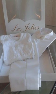ABITO BATTESIMO BIMBO LES JOLIES - Foto 1 di 2