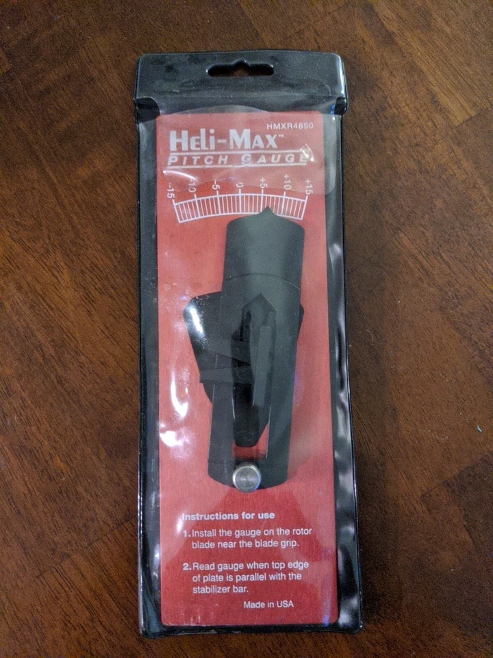 Heli max 4850 pitch gauge helicopter RC red aluminum box3 - Image 1 of 1