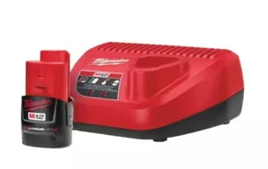 Milwaukee 48-59-2420 M12 Ct 2.0 Starter Kit,Red/Black - Picture 1 of 1