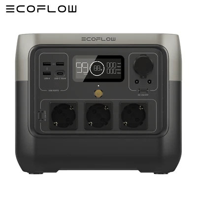 ECOFLOW RIVER 2 Pro Tragbare Powerstation 768Wh LiFePO4 Outdoor Solargenerator
