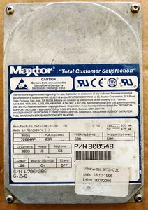 { VINTAGE } Hard Disk Maxtor 72004AP 2000MB 3.5" - Bild 1 von 3