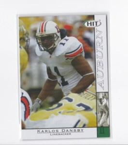 KARLOS DANSBY 2004 SAGE HIT FOOTBALL AUBURN TIGERS ROOKIE CARD-SHIPS FREE - Picture 1 of 22