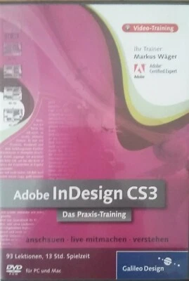 Galileo "Adobe InDesign" CS3 - DVD für Windows/Mac - Praxis-Training  - Bild 1 von 4