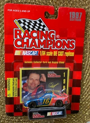 1997 Ted Musgrave Racing Champions NASCAR  1/64 Scale Die Cast Replica With Card - Image 1 of 4