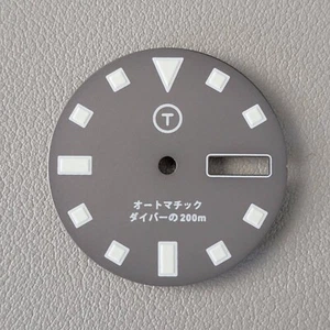 TLDB0211DD PLGS Estilo Día Fecha Gris BGW9 / 7S26 NH35 NH36 SEIKO SKX 28,5 mm SKX - Imagen 1 de 1