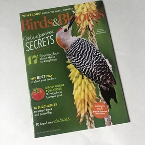 Birds and Blooms Mag Aug 2022-Woodpecker Secrets-clean feeders-succulents-tomato - Picture 1 of 6