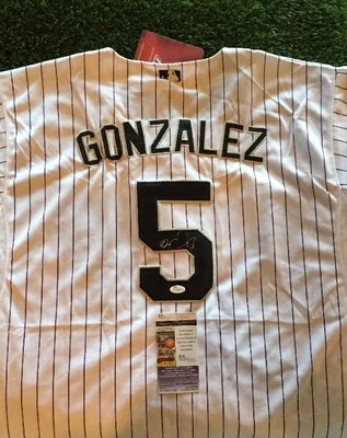 CARLOS GONZALEZ CARGO COLORADO ROCKIES SIGNED Jersey JSA/COA J15924 - Image 1 of 4