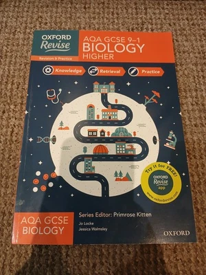 AQA GCSE 9-1 Biology Higher, Revision And Practice Guide - Oxford Revise - Image 1 of 2